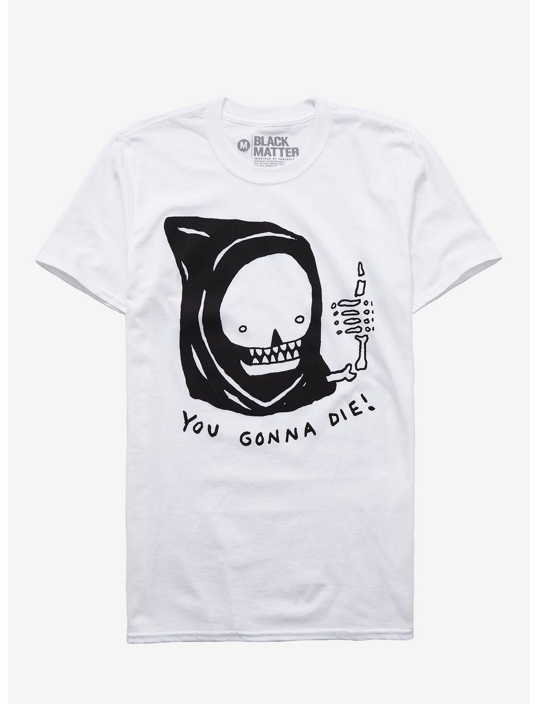 You Gonna Die T-Shirt By Garbage Party, BLACK, hi-res