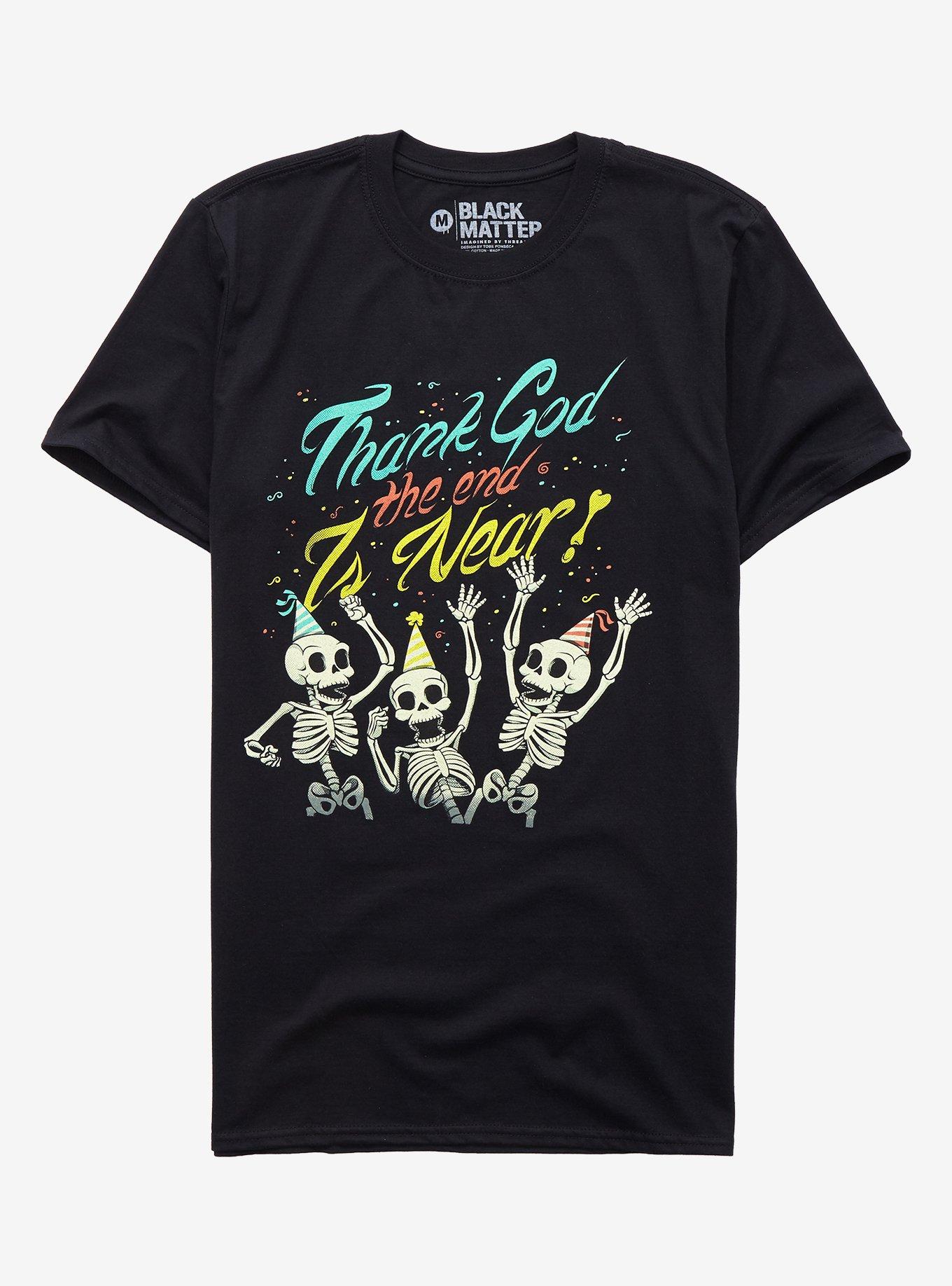 Skeleparty End Is Near T-Shirt By Tobe Fonseca, MULTI, hi-res