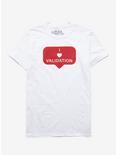 I Heart Validation T-Shirt By Luis Romero, RED, hi-res