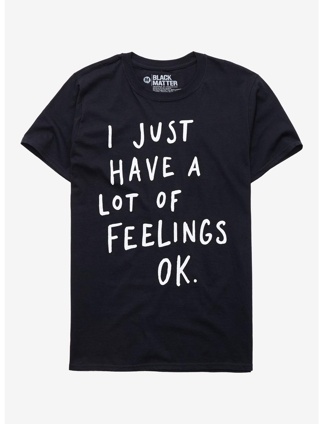I Just Have A Lot Of Feelings T-Shirt By Me And The Moon, WHITE, hi-res