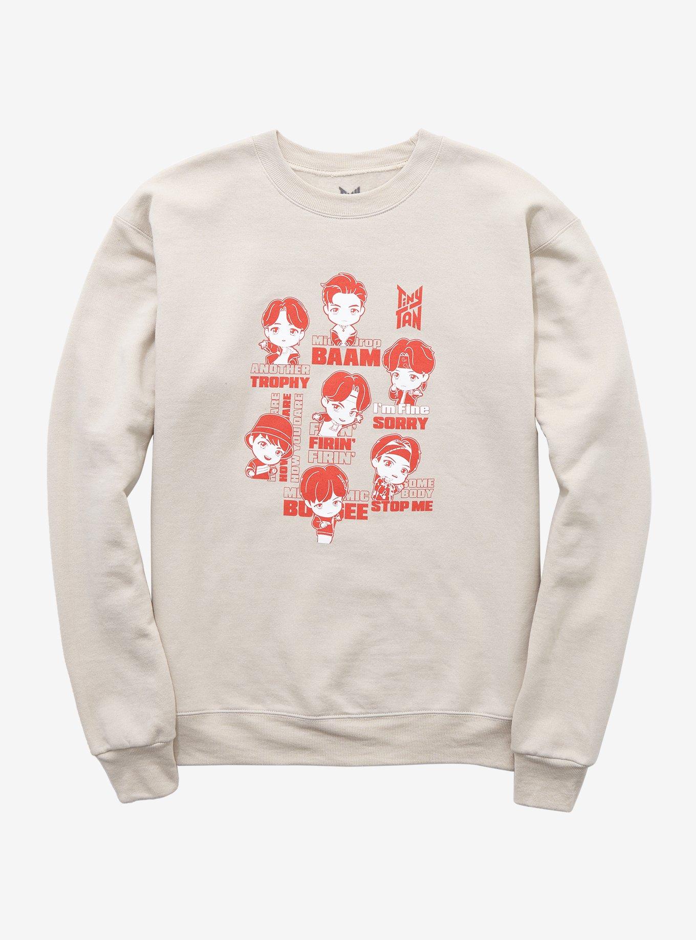 TinyTAN Girls Sweatshirt Inspired By BTS Hot Topic Exclusive Hot Topic