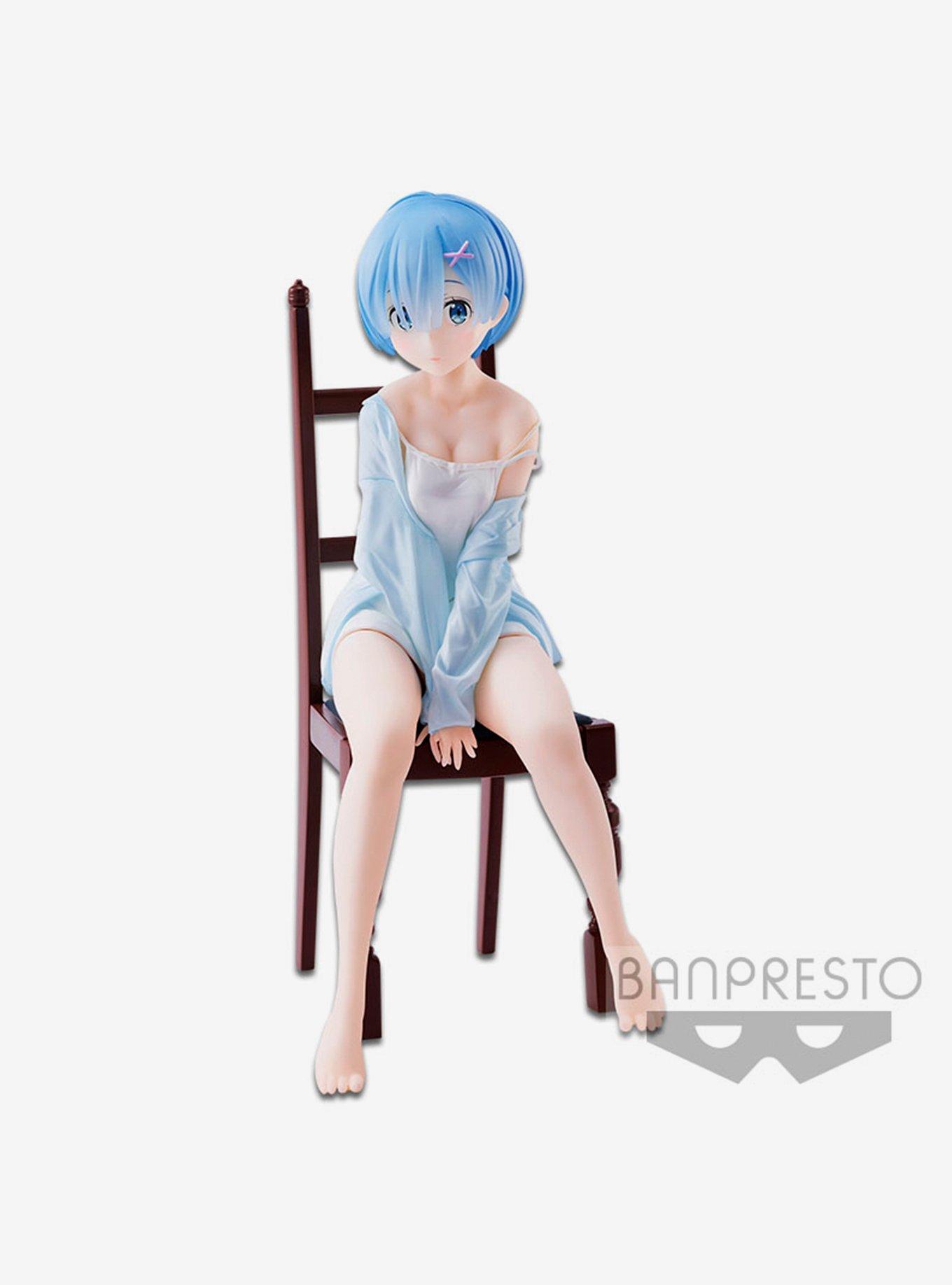 Banpresto Re:Zero Starting Life In Another World Relax Time Rem Figure, , hi-res