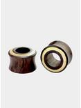 Wood Gold Inaly Tunnel Plug 2 Pack, BROWN, hi-res