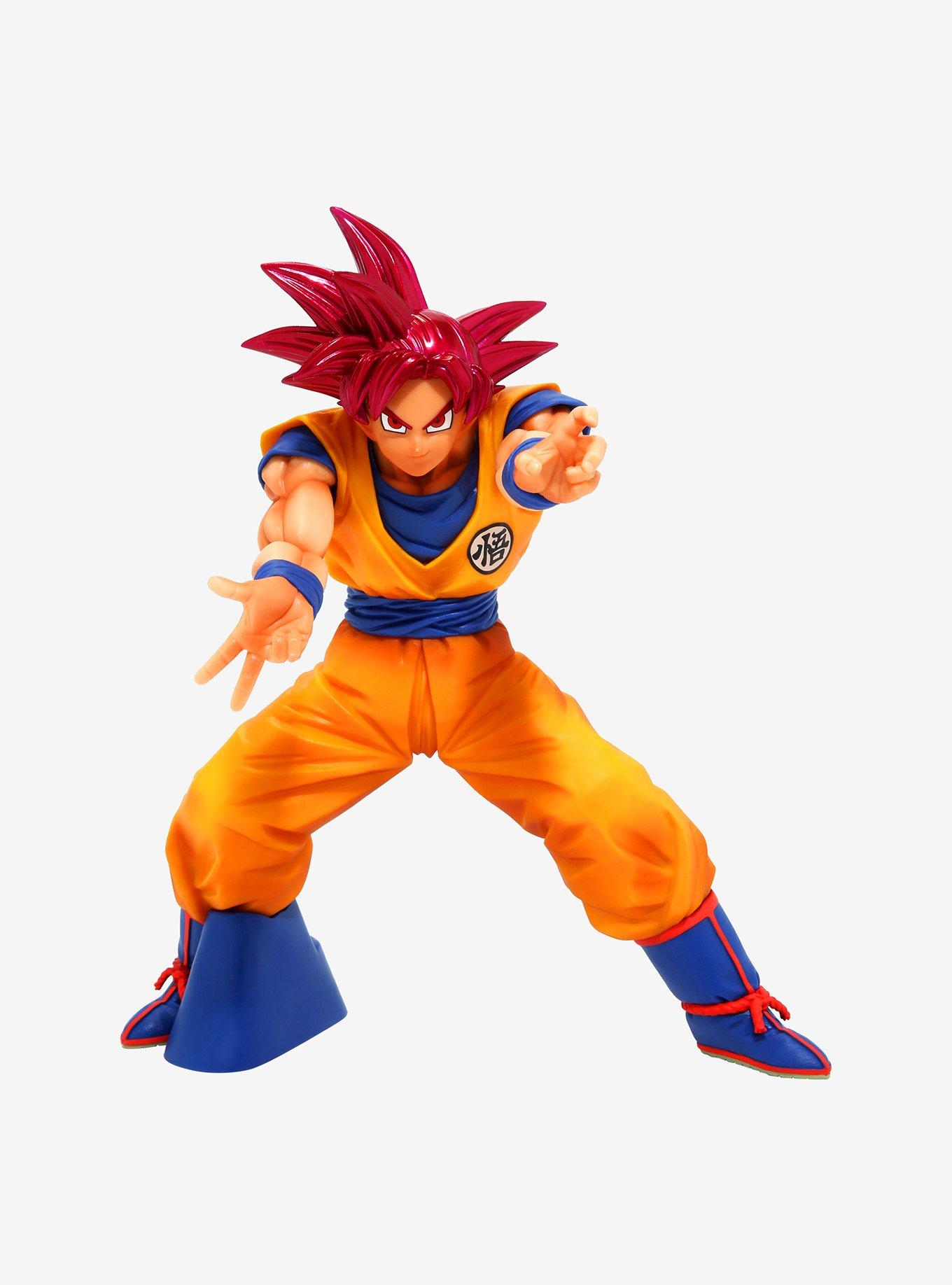 Banpresto Dragon Ball Super Maximatic Super Saiyan God Goku V Figure ...