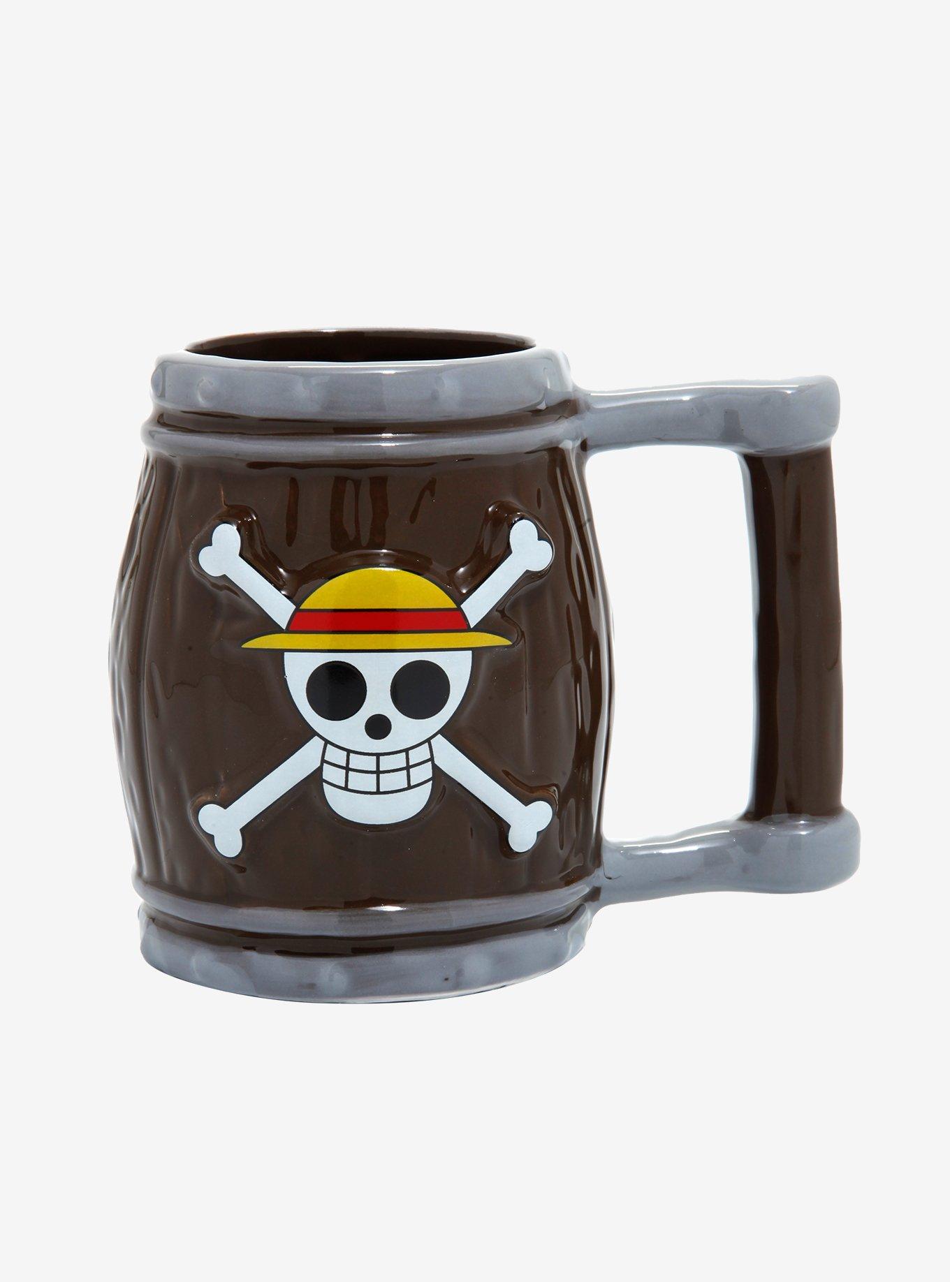 One Piece Straw Hat Pirates Barrel Figural Mug | Hot Topic