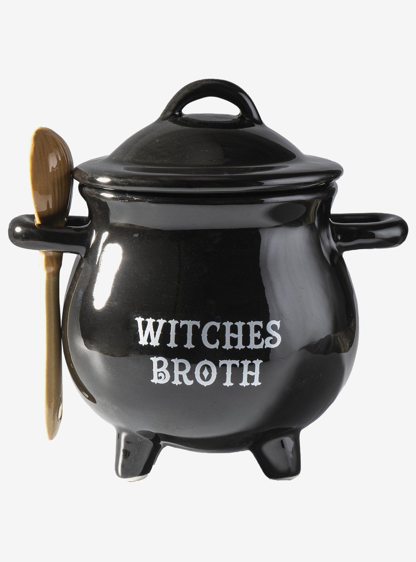 Witches Broth Cauldron Bowl With Spoon, , hi-res