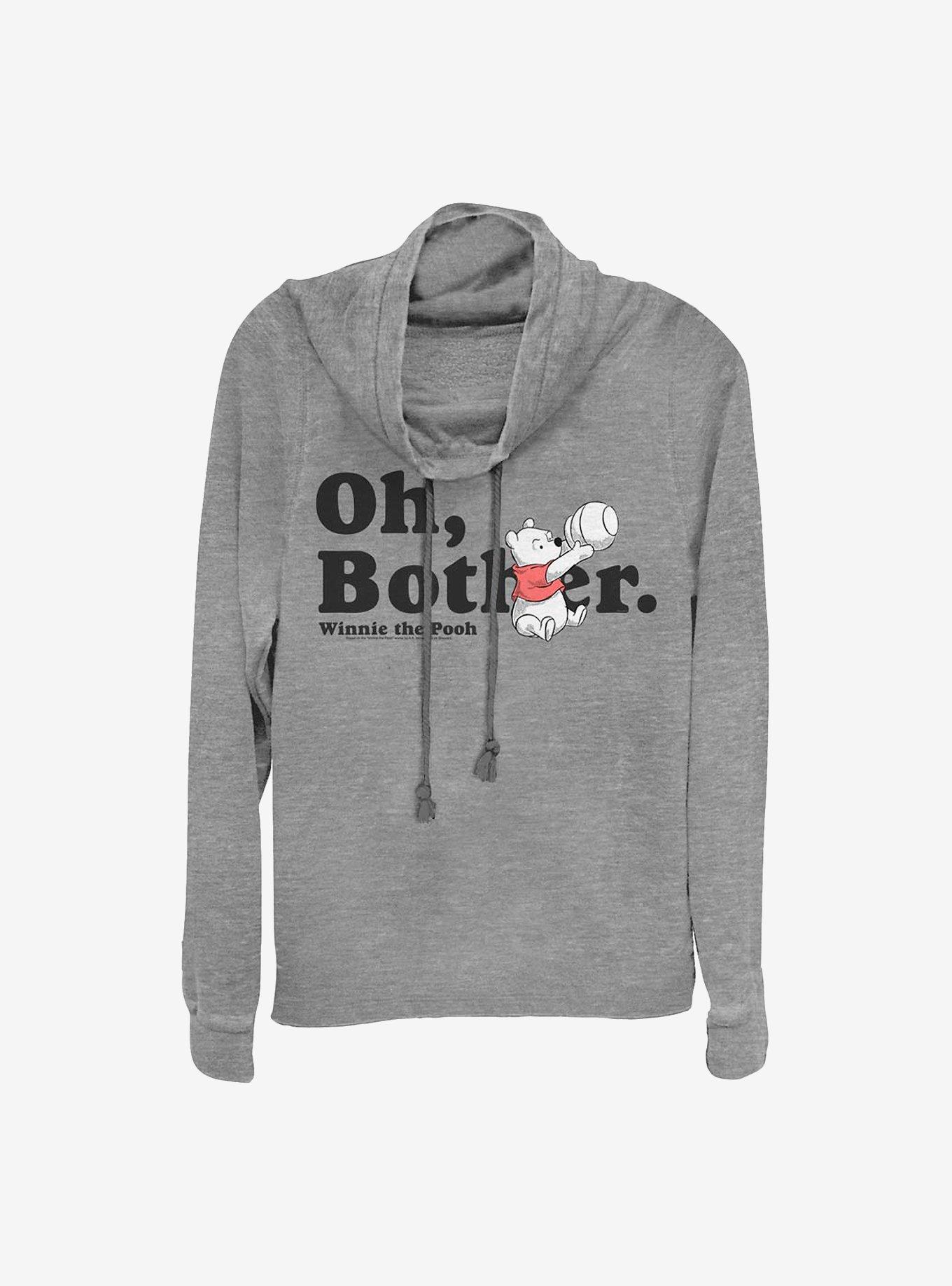 Disney Winnie The Pooh More Bothers Cowl Neck Long-Sleeve Womens Top, , hi-res