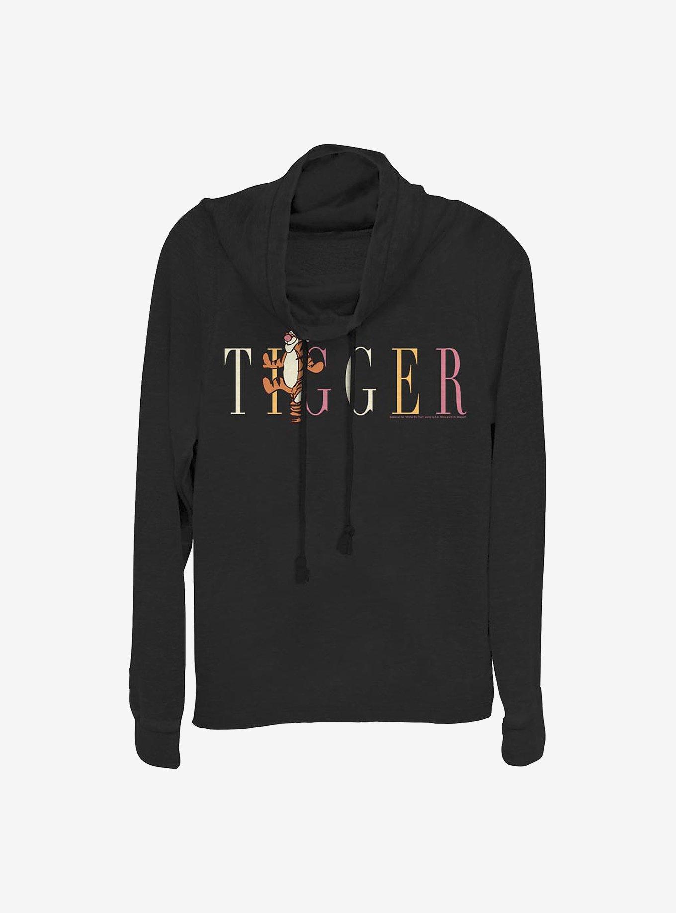 Disney Winnie The Pooh Tigger Fashion Cowl Neck Long-Sleeve Womens Top, , hi-res