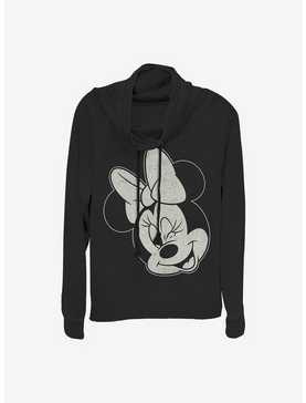 Disney Minnie Mouse Minnie Wink Cowl Neck Long-Sleeve Womens Top, , hi-res