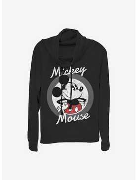 Disney Mickey Mouse 28 Cowl Neck Long-Sleeve Womens Top, , hi-res