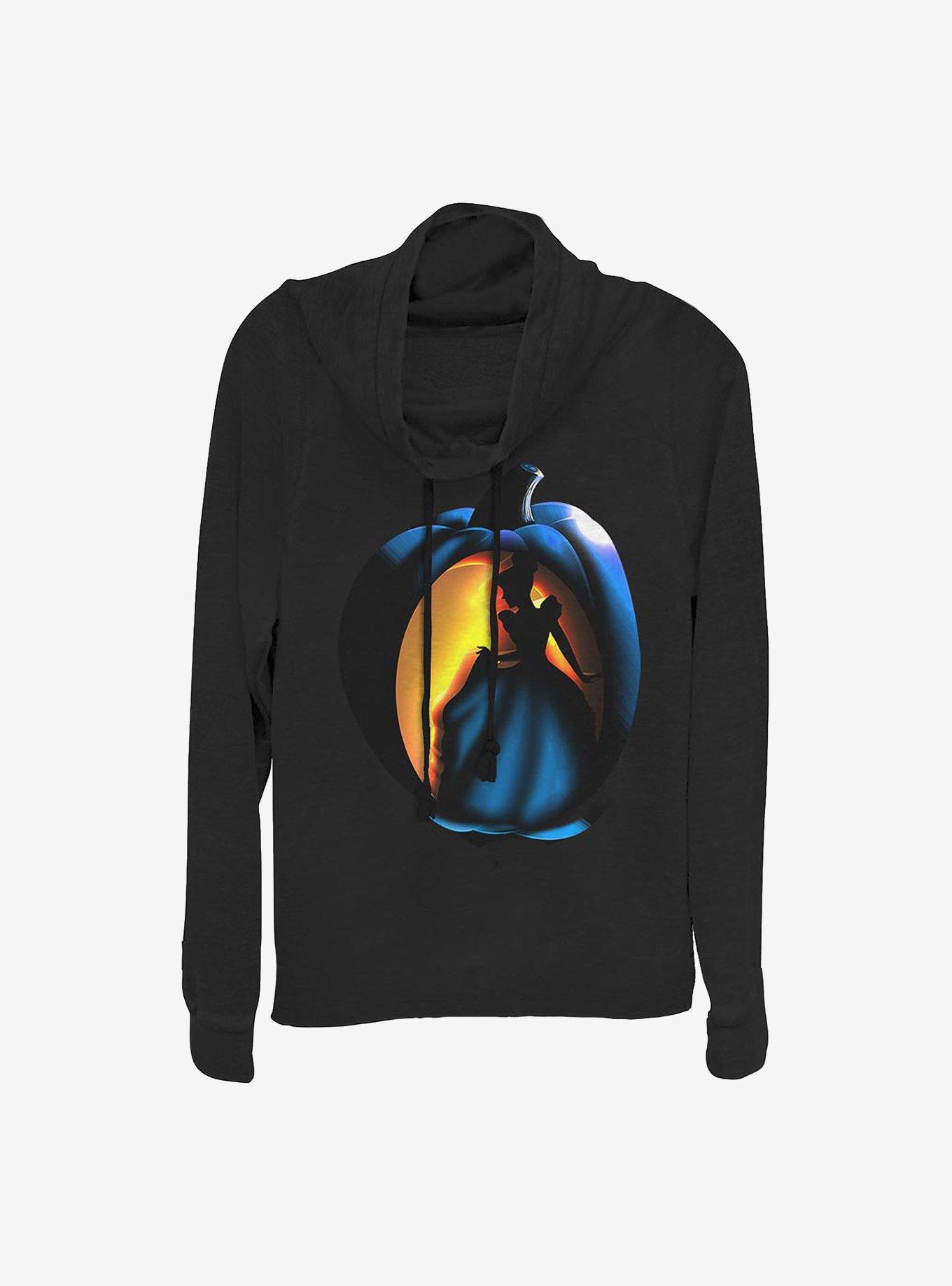 Disney Cinderella Pumpkin Cowl Neck Long-Sleeve Womens Top, , hi-res
