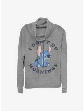 Disney Lilo And Stitch Mornings Cowl Neck Long-Sleeve Womens Top, , hi-res