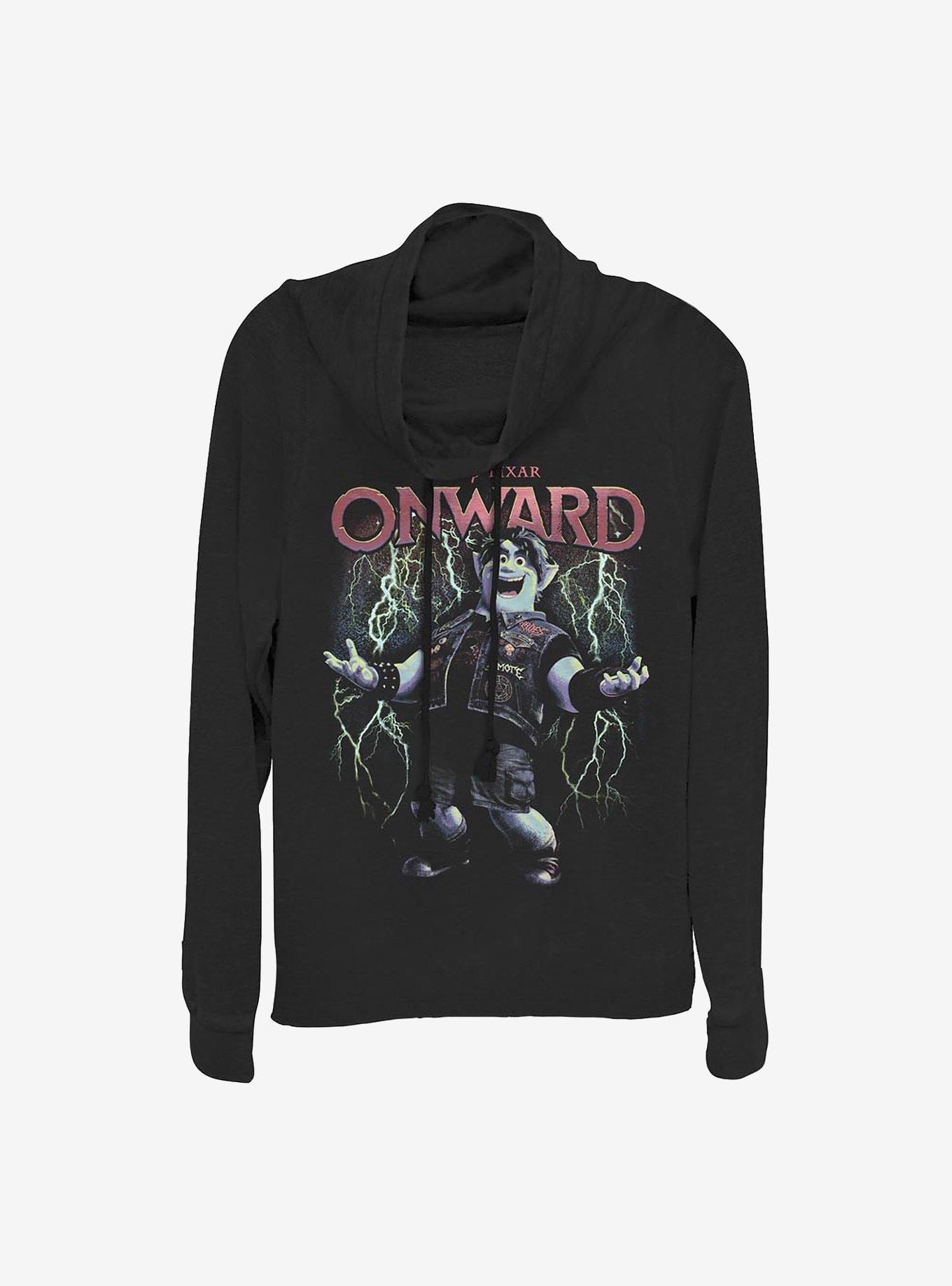 Disney Pixar Onward Light It Up Cowl Neck Long-Sleeve Womens Top, , hi-res