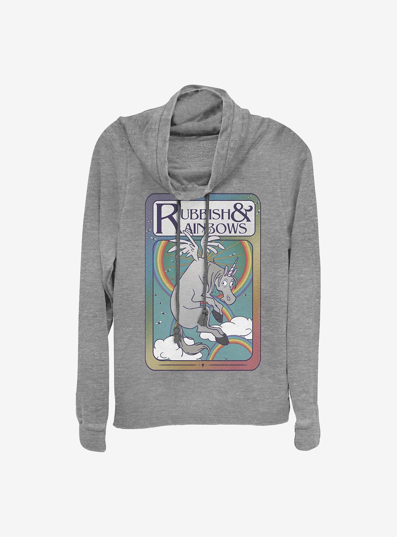 Disney Pixar Onward Unicorn Nouveau Cowl Neck Long-Sleeve Womens Top, , hi-res