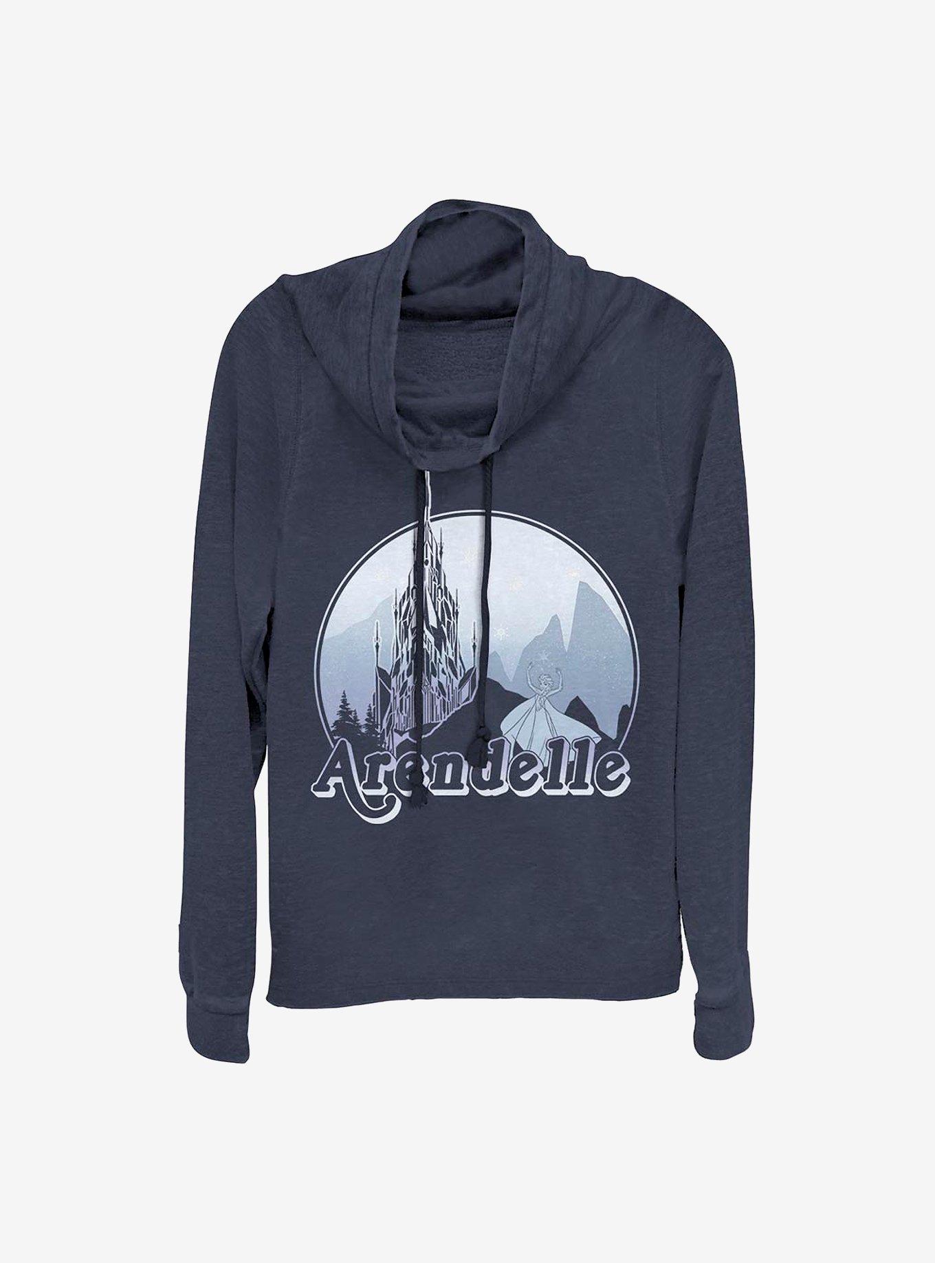 Disney Frozen Arendelle Tour Cowl Neck Long-Sleeve Womens Top, , hi-res
