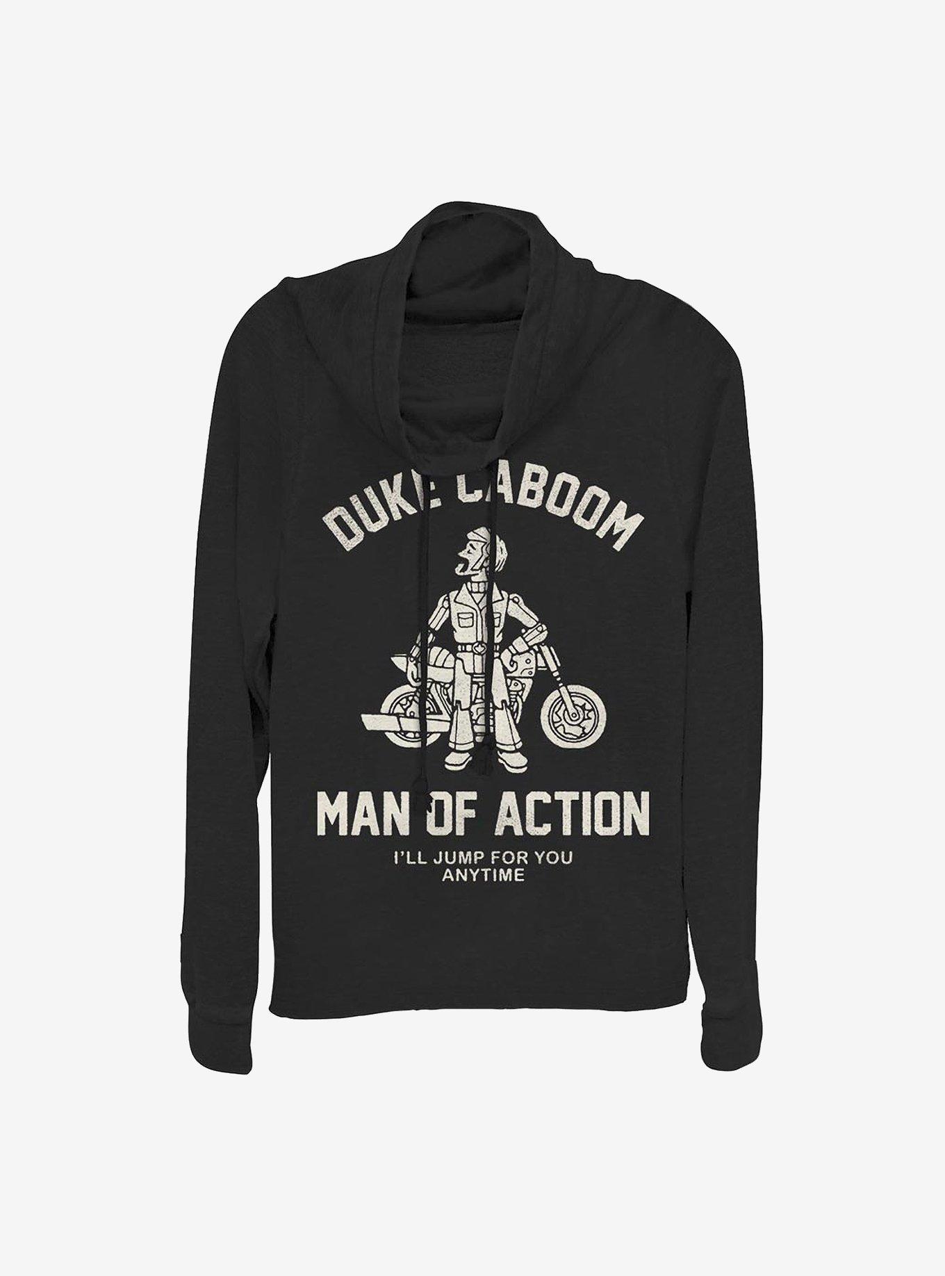 Disney Pixar Toy Story 4 Duke Caboom Cowl Neck Long-Sleeve Womens Top, , hi-res