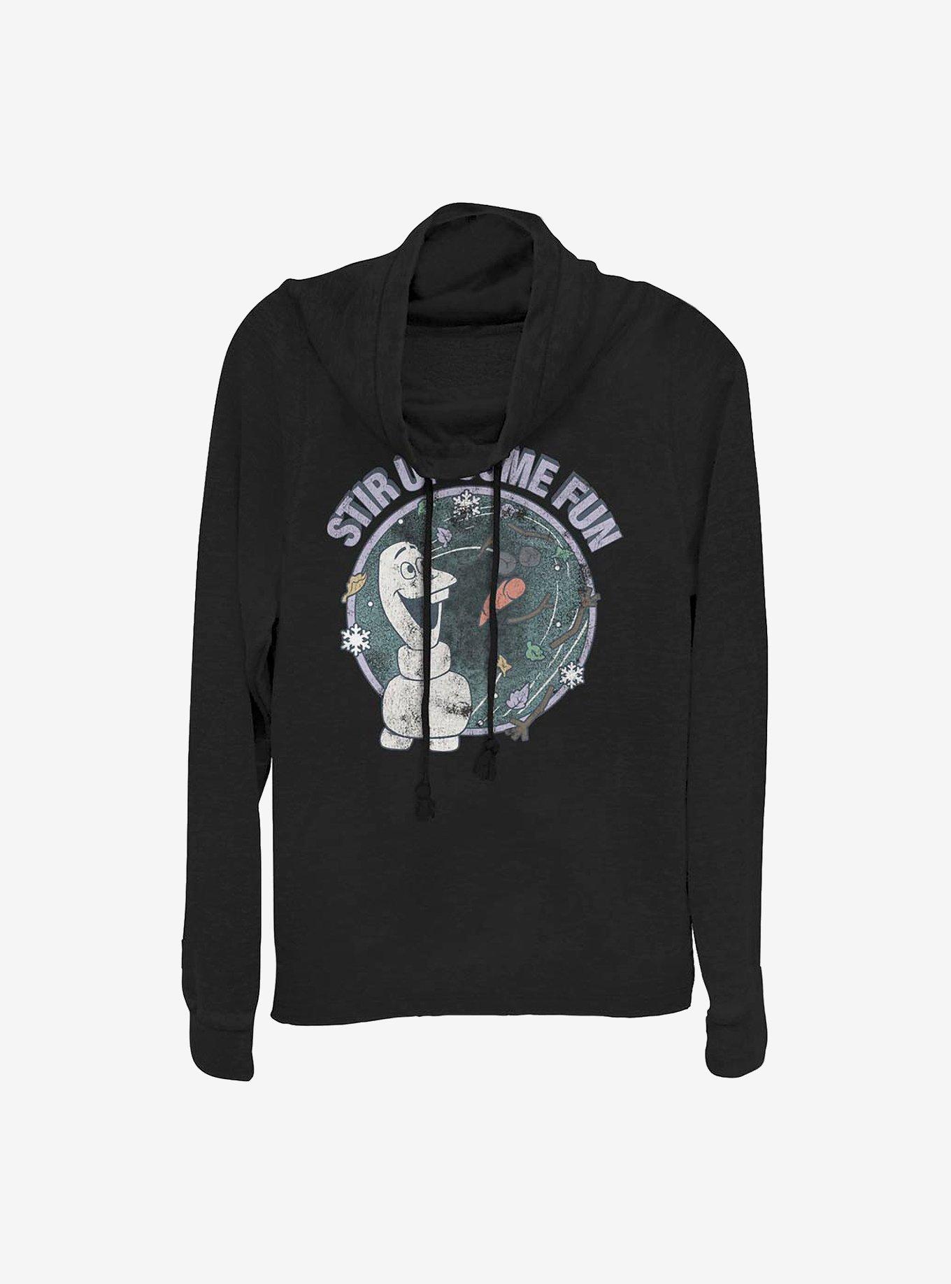 Disney Frozen 2 Feelin Fly Cowl Neck Long-Sleeve Womens Top, , hi-res