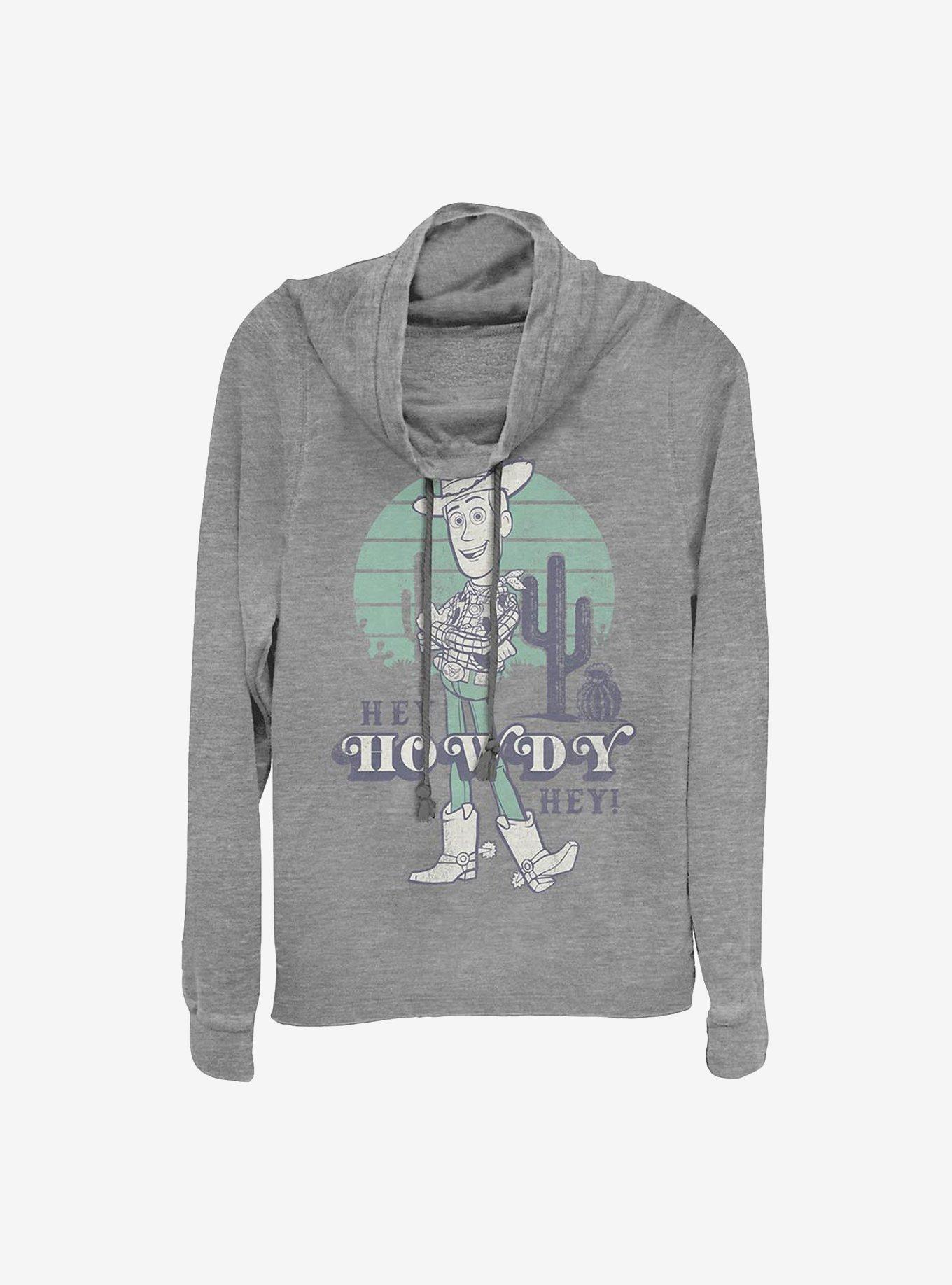 Disney Pixar Toy Story 4 Howdy Hey Cowl Neck Long-Sleeve Womens Top, , hi-res