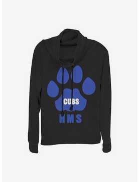 Stranger Things HMS Cubs Paw Cowl Neck Long-Sleeve Womens Top, , hi-res