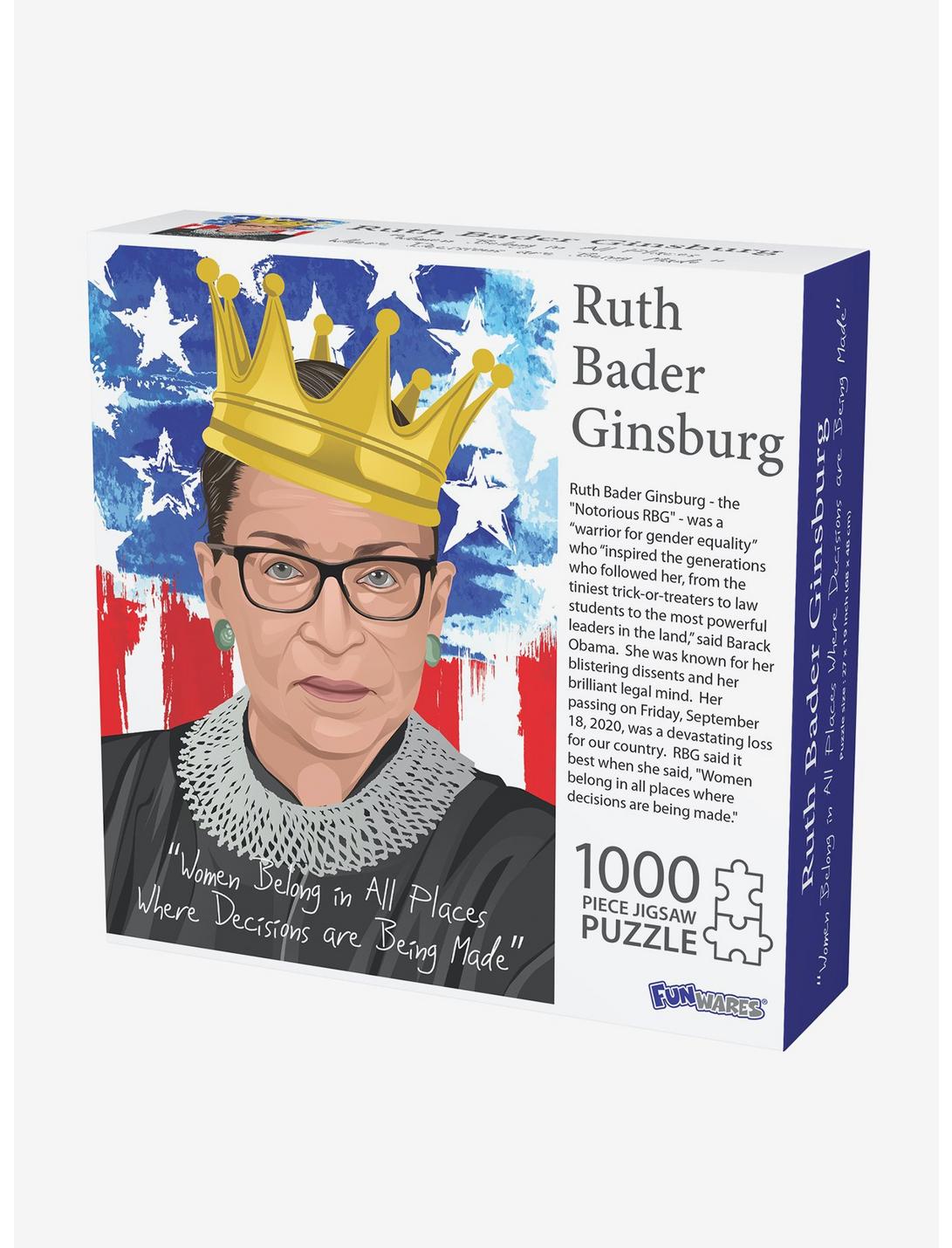 Ruth Bader Ginsburg Crown Puzzle, , hi-res
