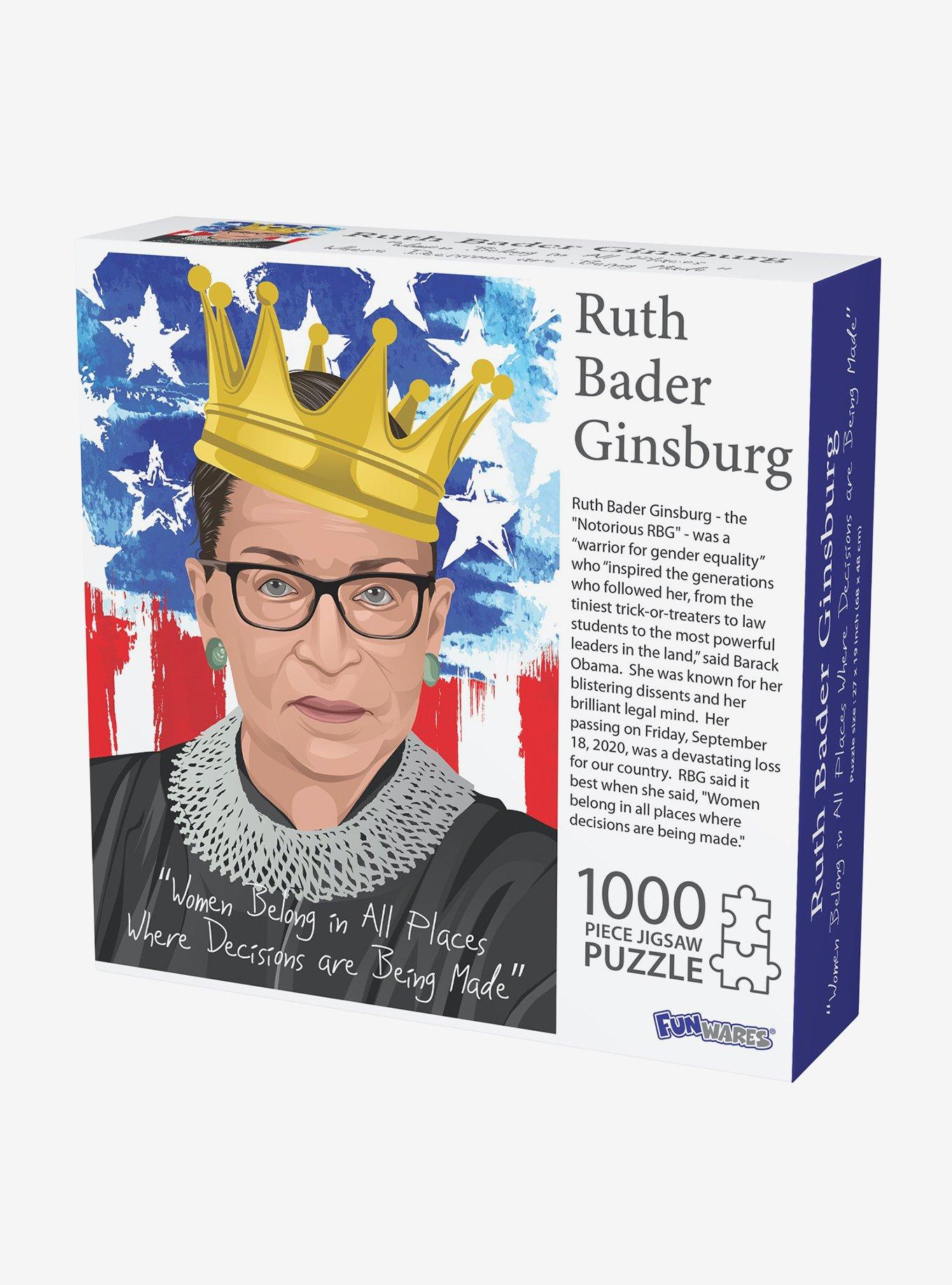 Ruth Bader Ginsburg Crown Puzzle, , hi-res