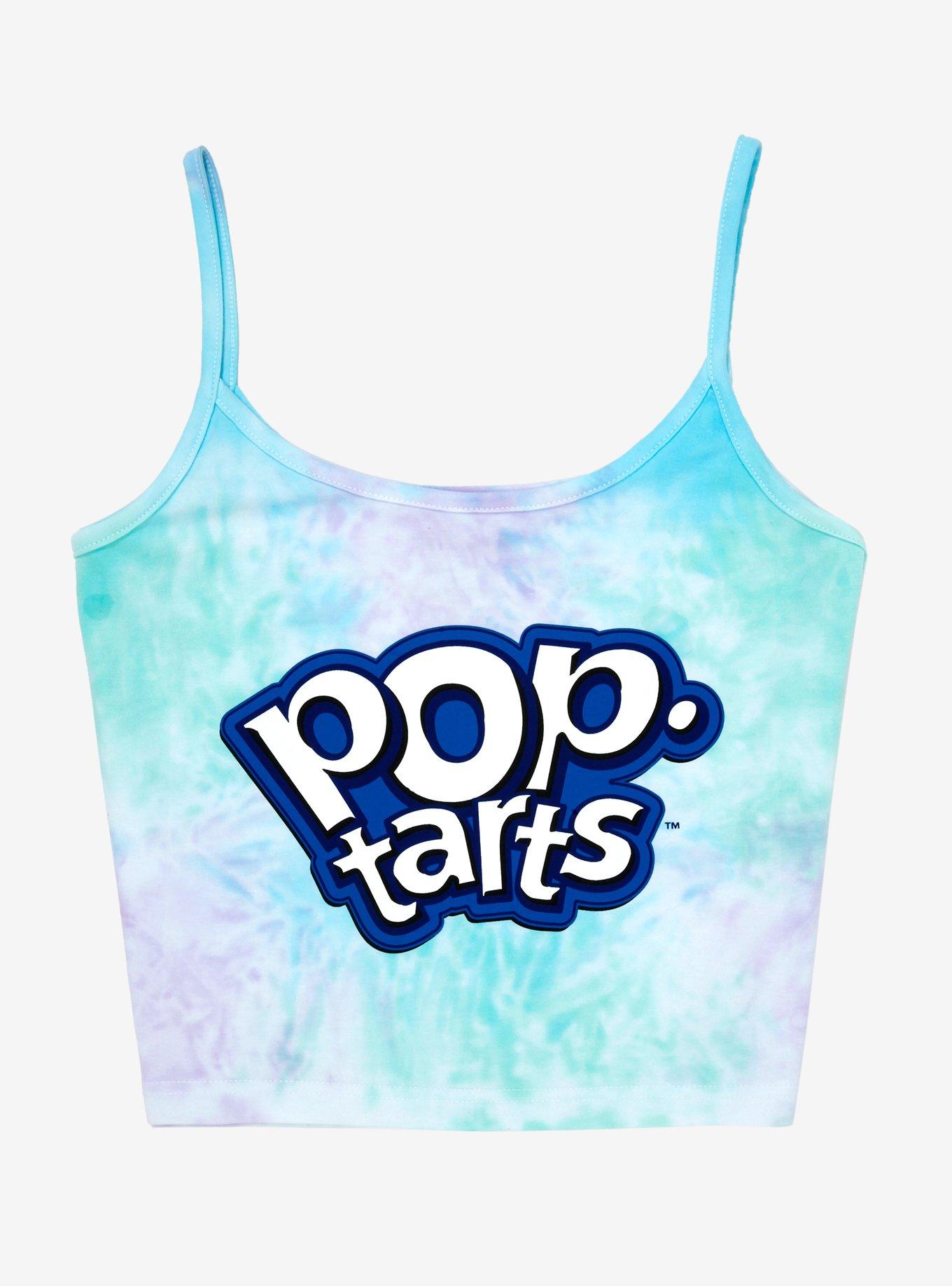 Pop-Tarts Tie-Dye Girls Strappy Crop Tank Top, MULTI, hi-res