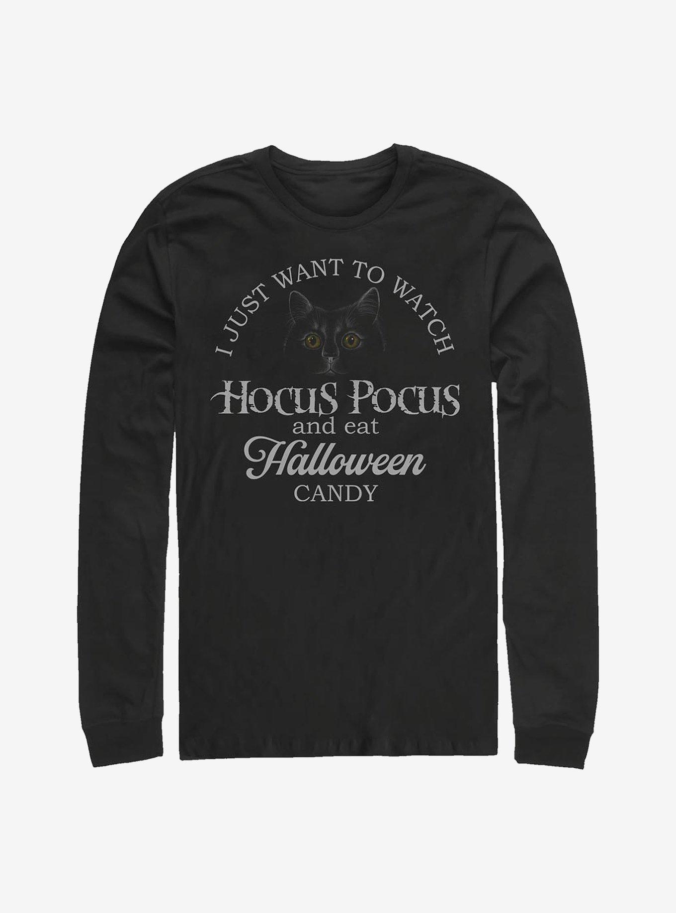 Disney Hocus Pocus Halloween Candy Rather Be Long-Sleeve T-Shirt, BLACK, hi-res