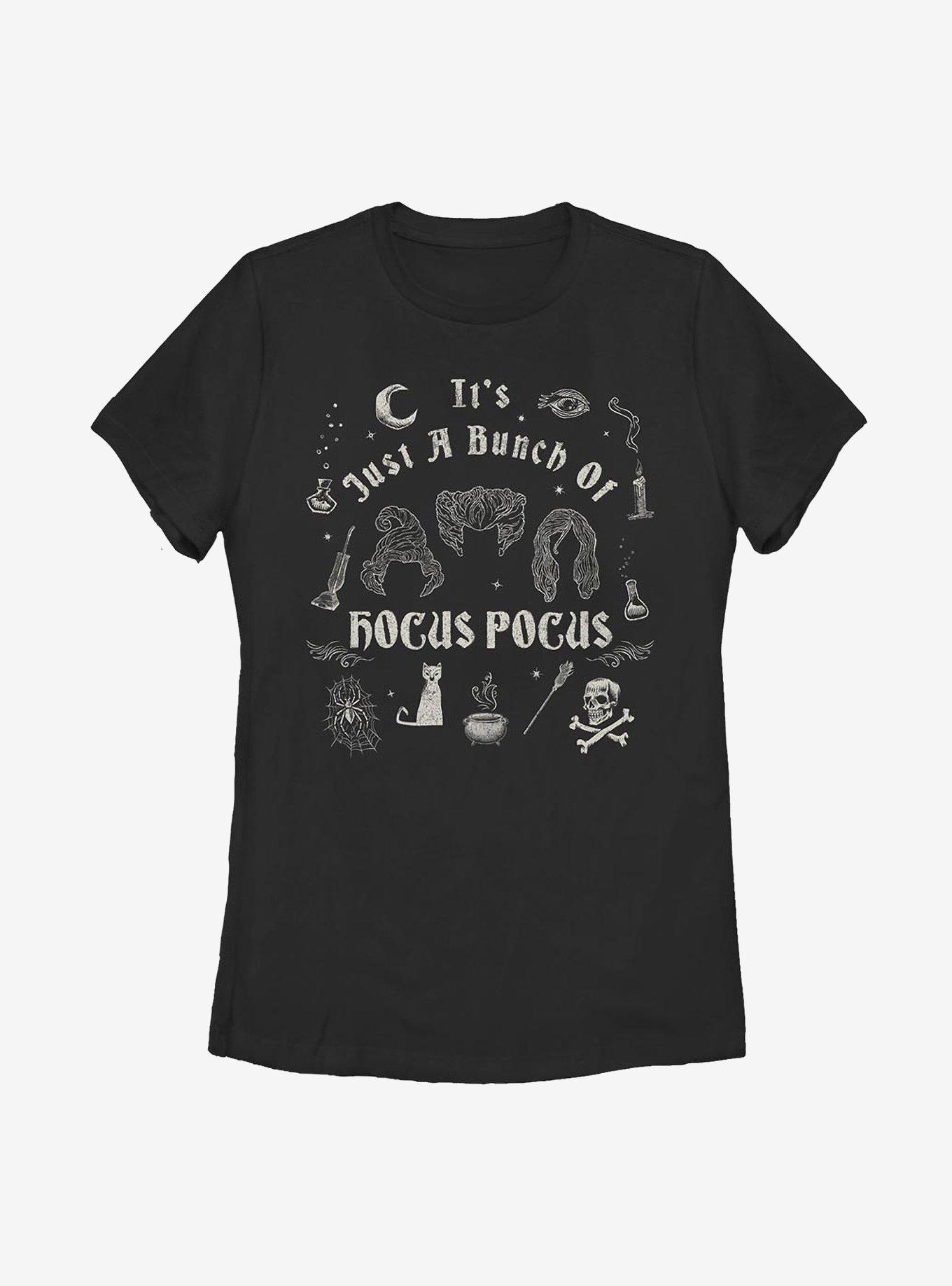 Disney Hocus Pocus A Bunch Of Hocus Pocus Womens T-Shirt, BLACK, hi-res