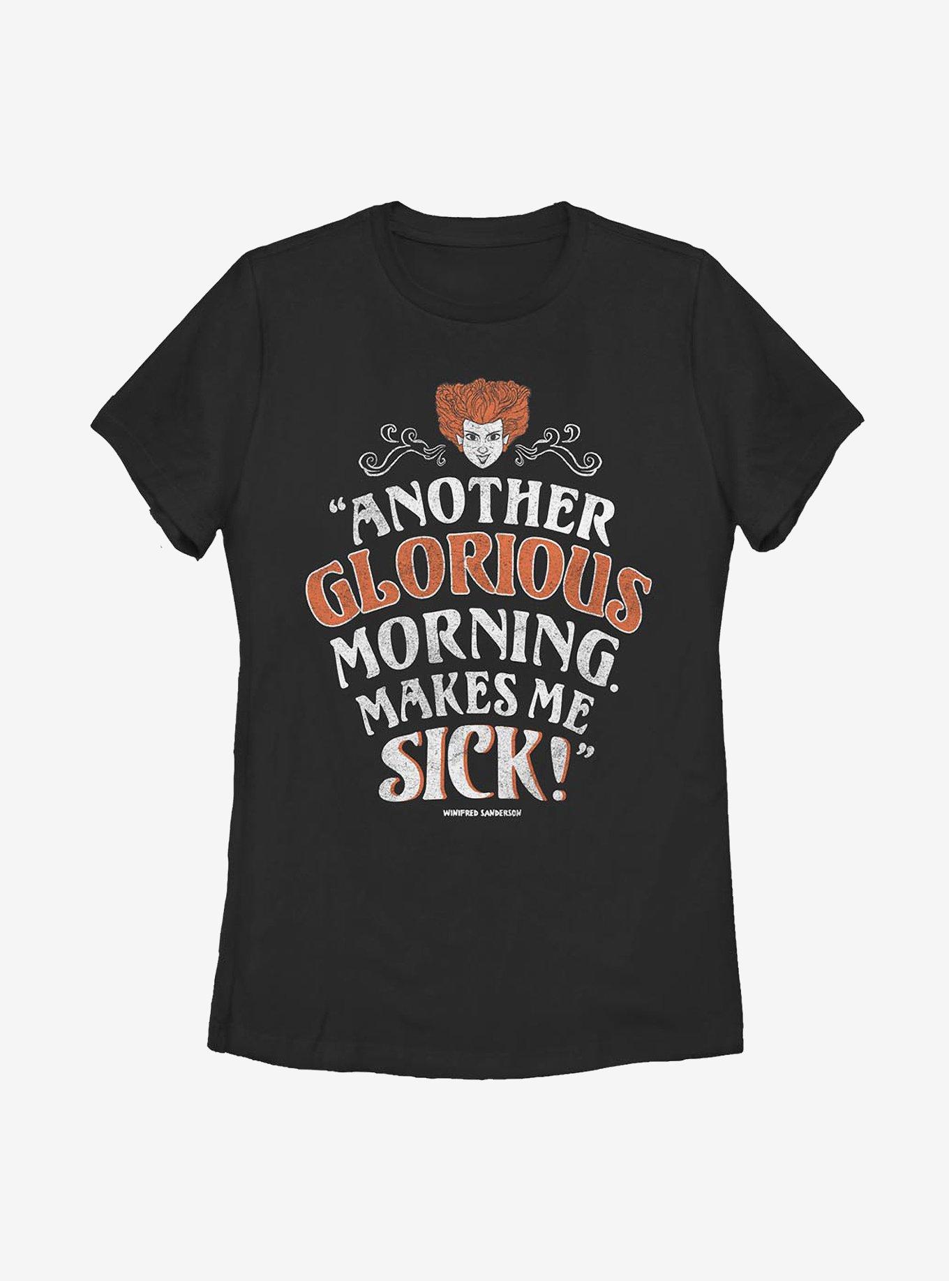 Disney Hocus Pocus Another Glorious Morning Womens T-Shirt, BLACK, hi-res