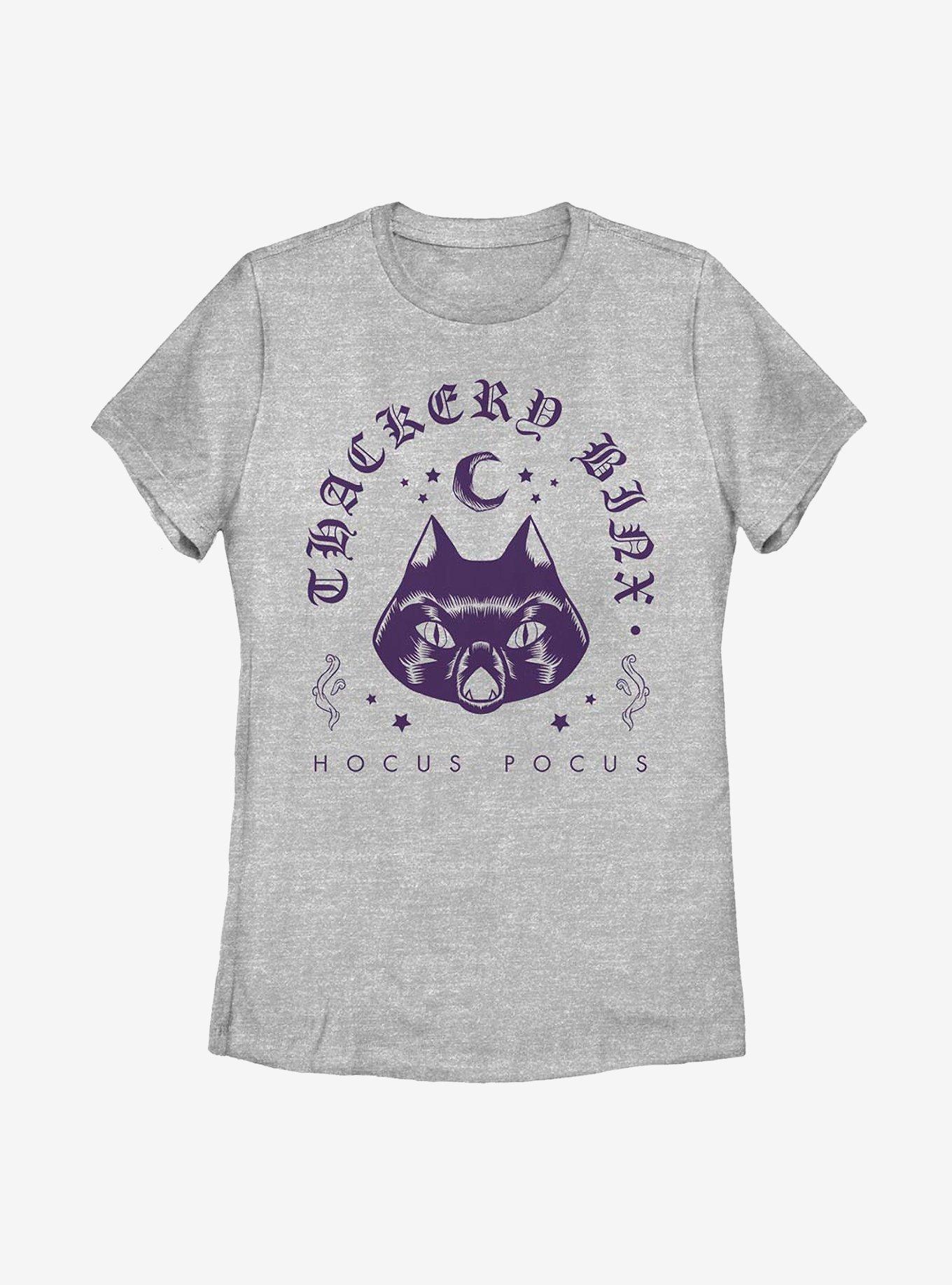 Disney Hocus Pocus Binx Tombstone Womens T-Shirt, ATH HTR, hi-res