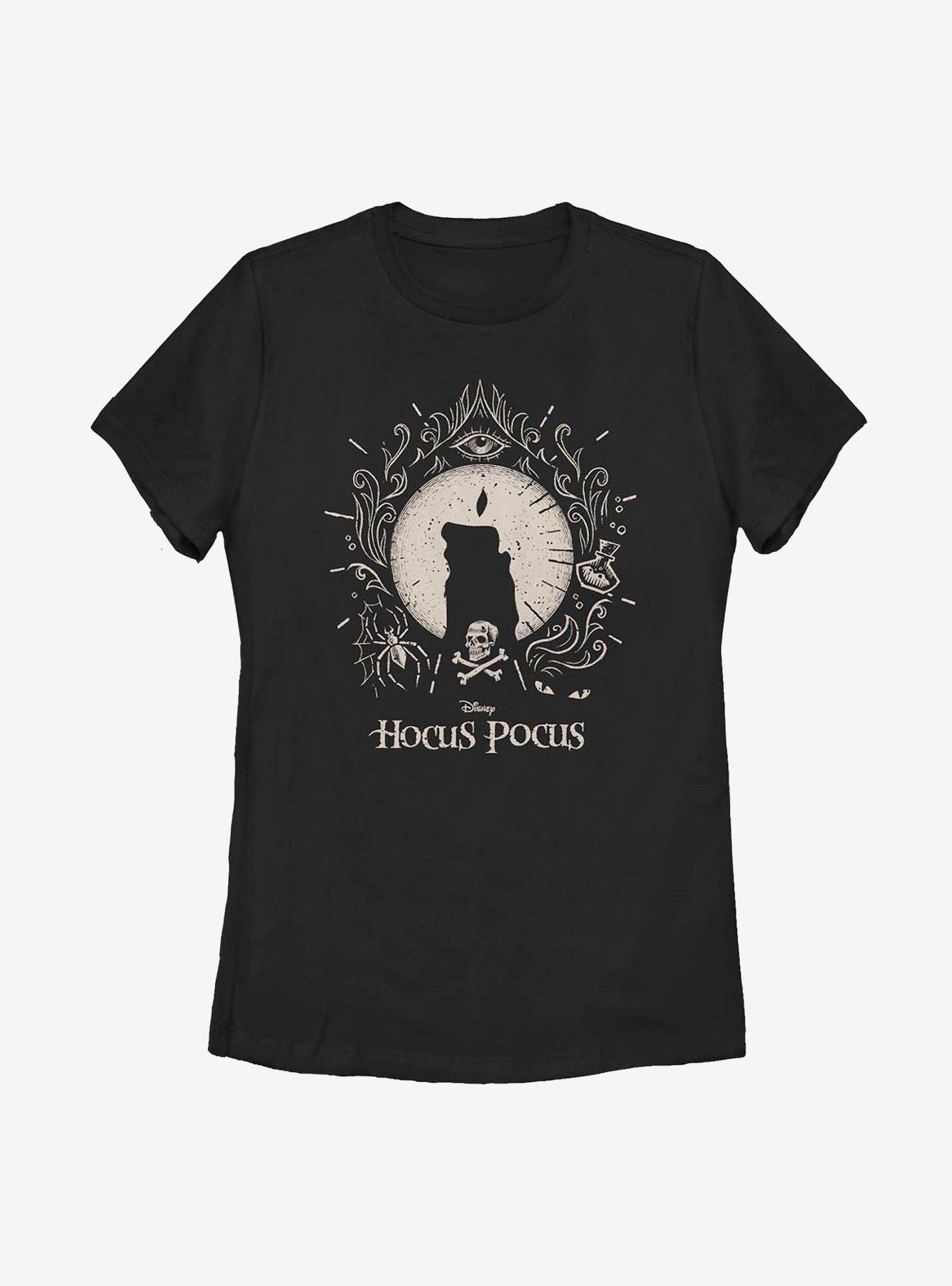 Disney Hocus Pocus Black Flame Womens T-Shirt, BLACK, hi-res