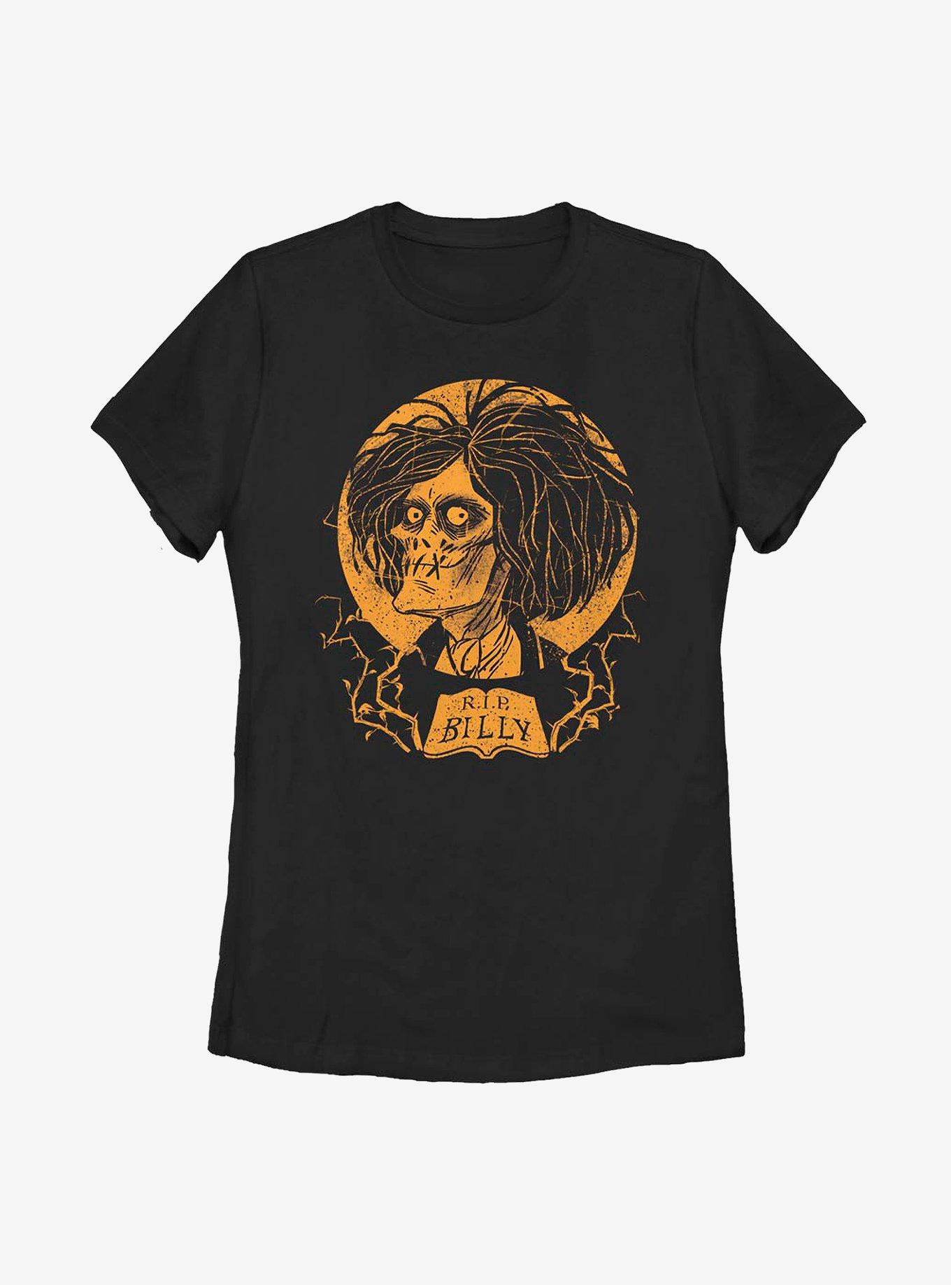 Disney Hocus Pocus RIP Billy Womens T-Shirt, BLACK, hi-res