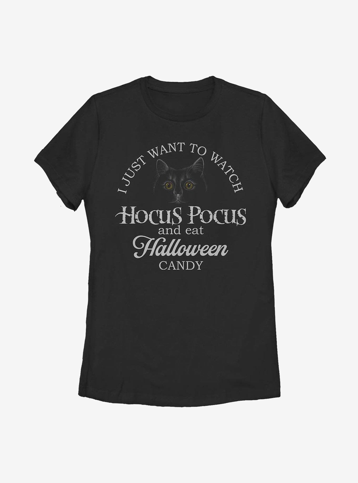 Disney Hocus Pocus Halloween Candy Rather Be Womens T-Shirt, BLACK, hi-res