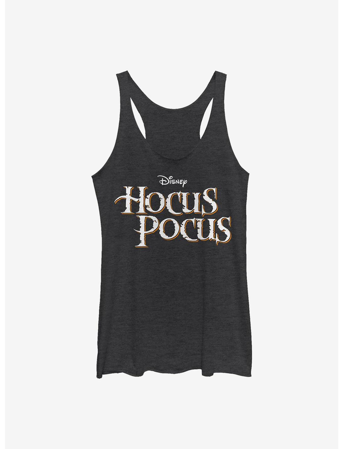 Disney Hocus Pocus Logo Womens Tank Top, BLK HTR, hi-res