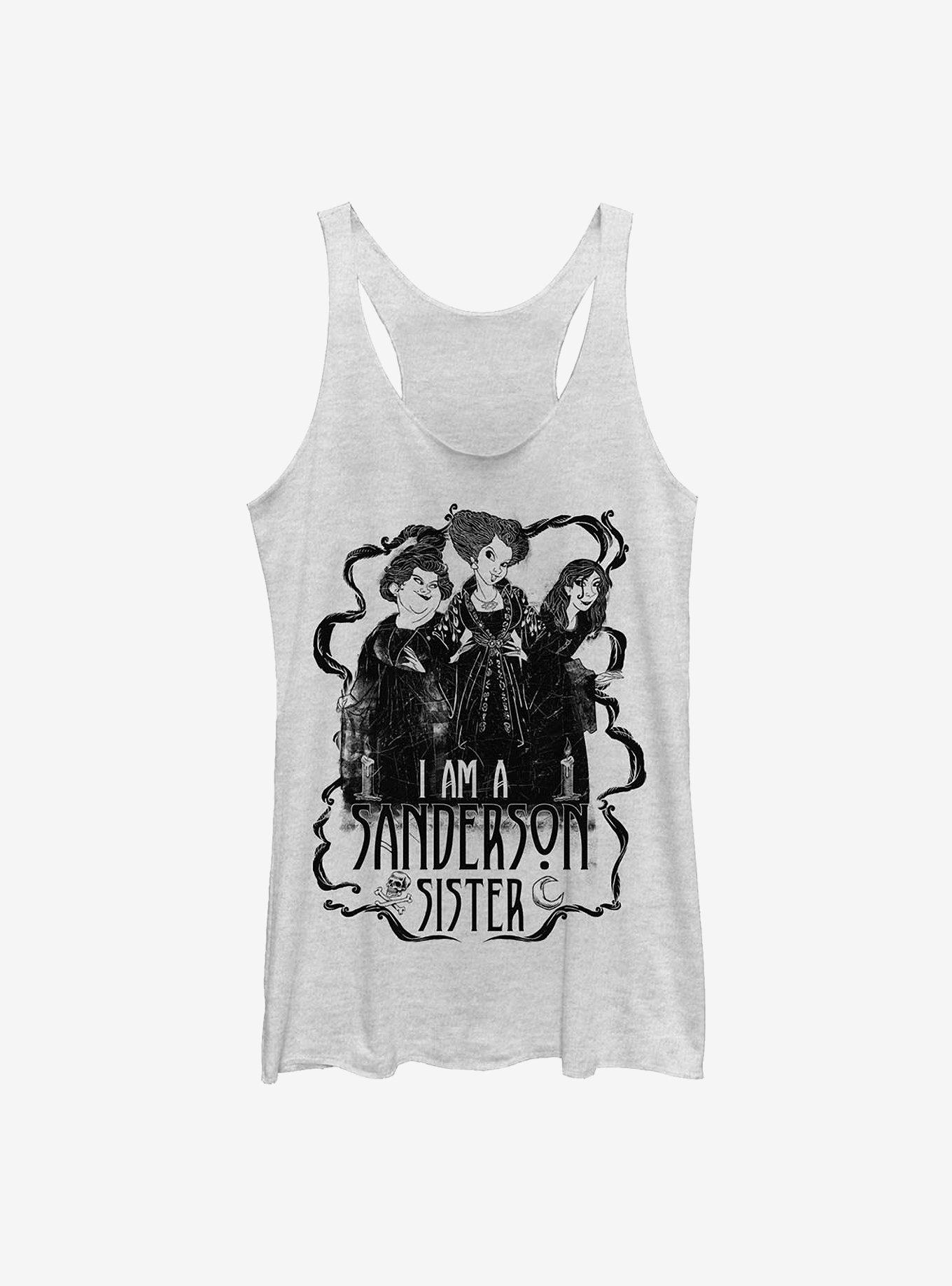 Disney Hocus Pocus Sanderson Sister Womens Tank Top, WHITE HTR, hi-res