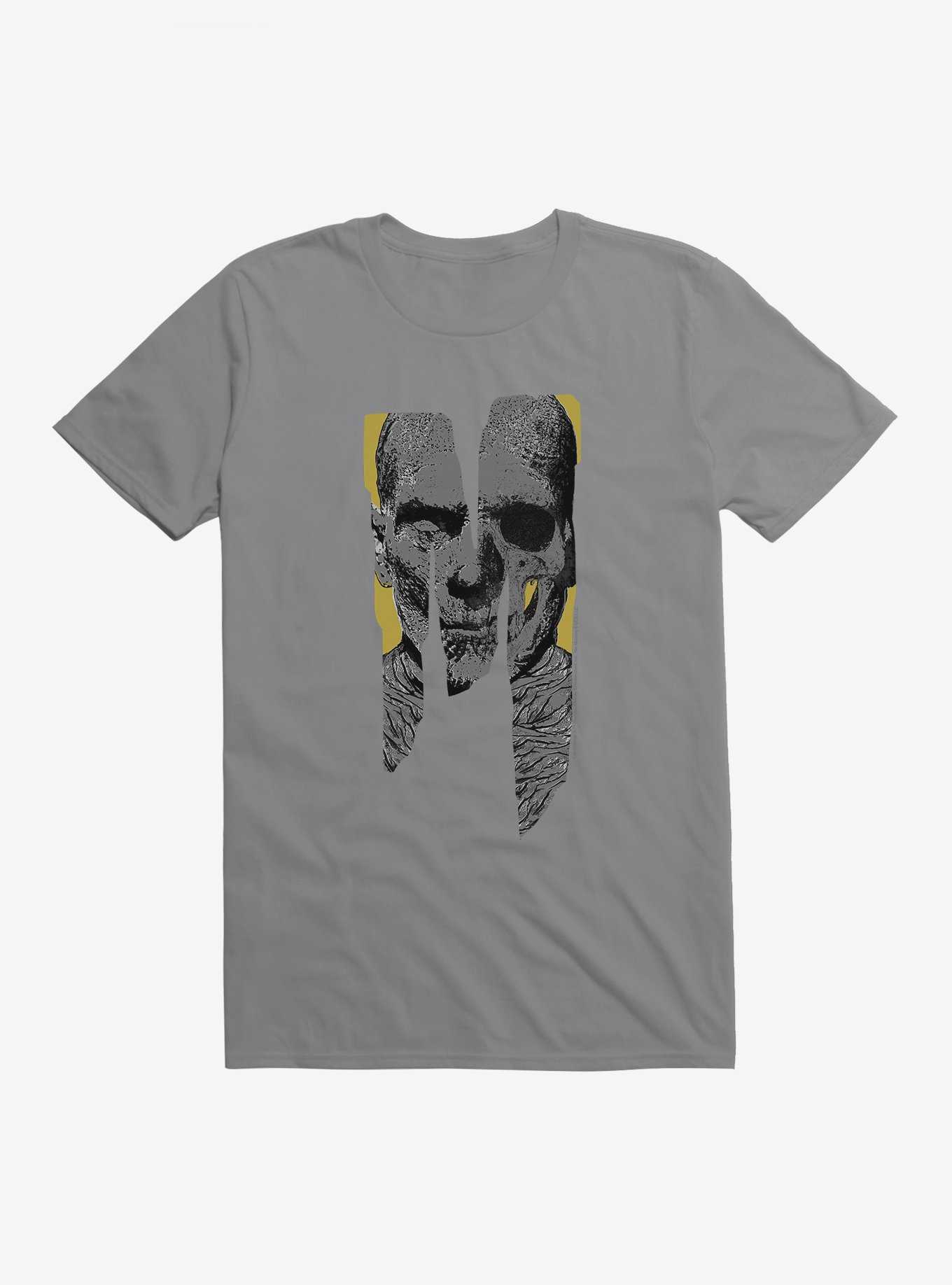 Universal Monsters The Mummy Letter Face T-Shirt, STORM GREY, hi-res