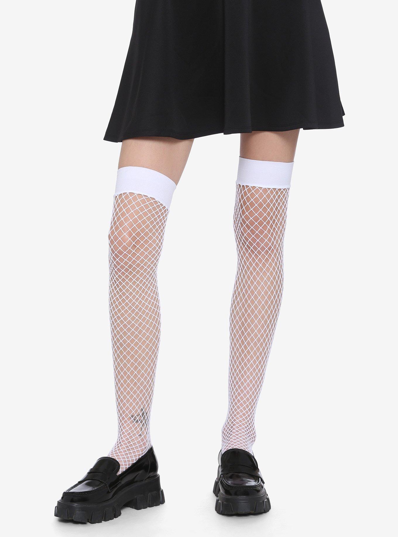 Vinyl Top Fishnet Thigh Highs main image 0