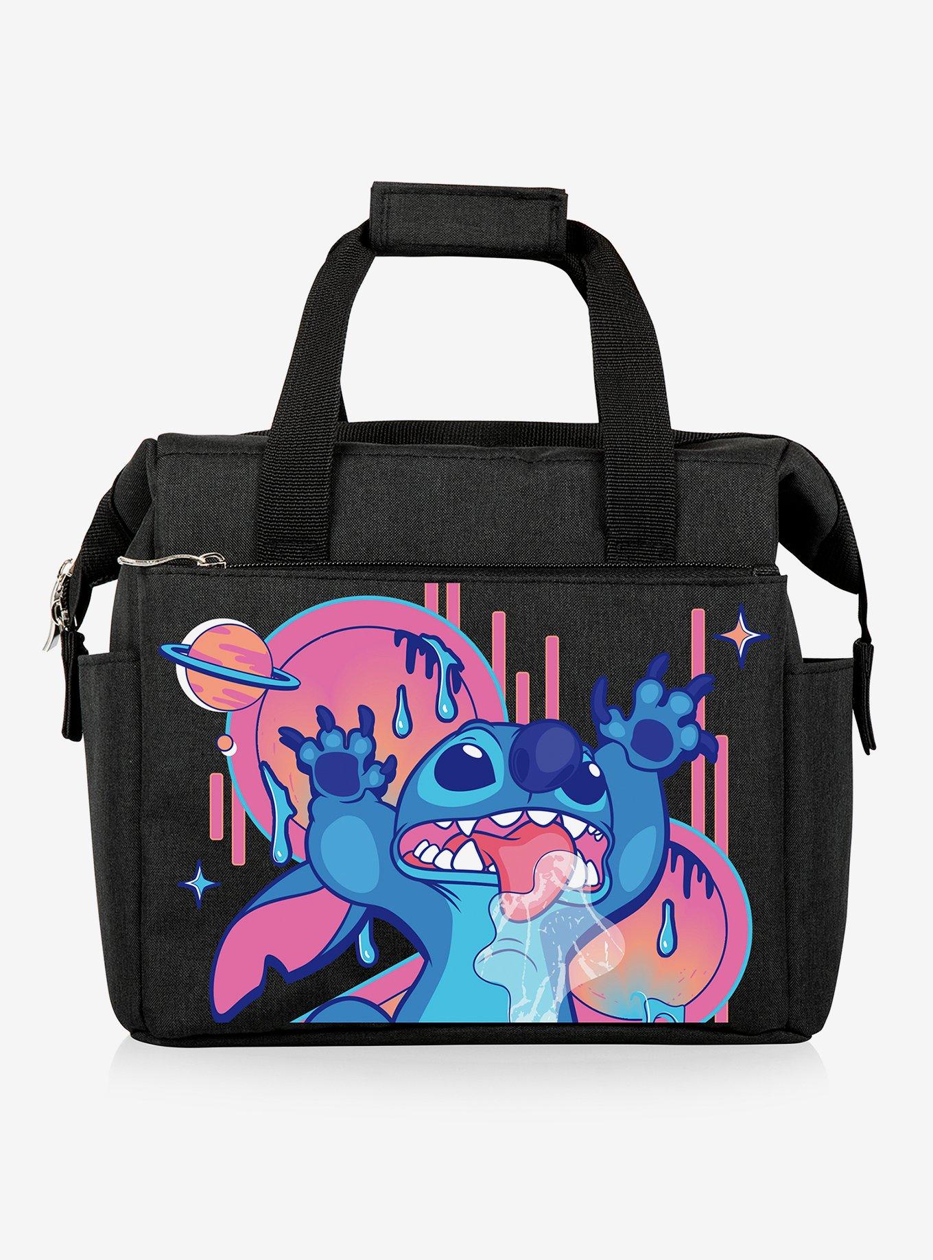 Disney Lilo and Stitch Lunch Cooler Hands Up Black