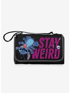 Disney Lilo and Stitch Outdoor Blanket Stay Weird Black, , hi-res