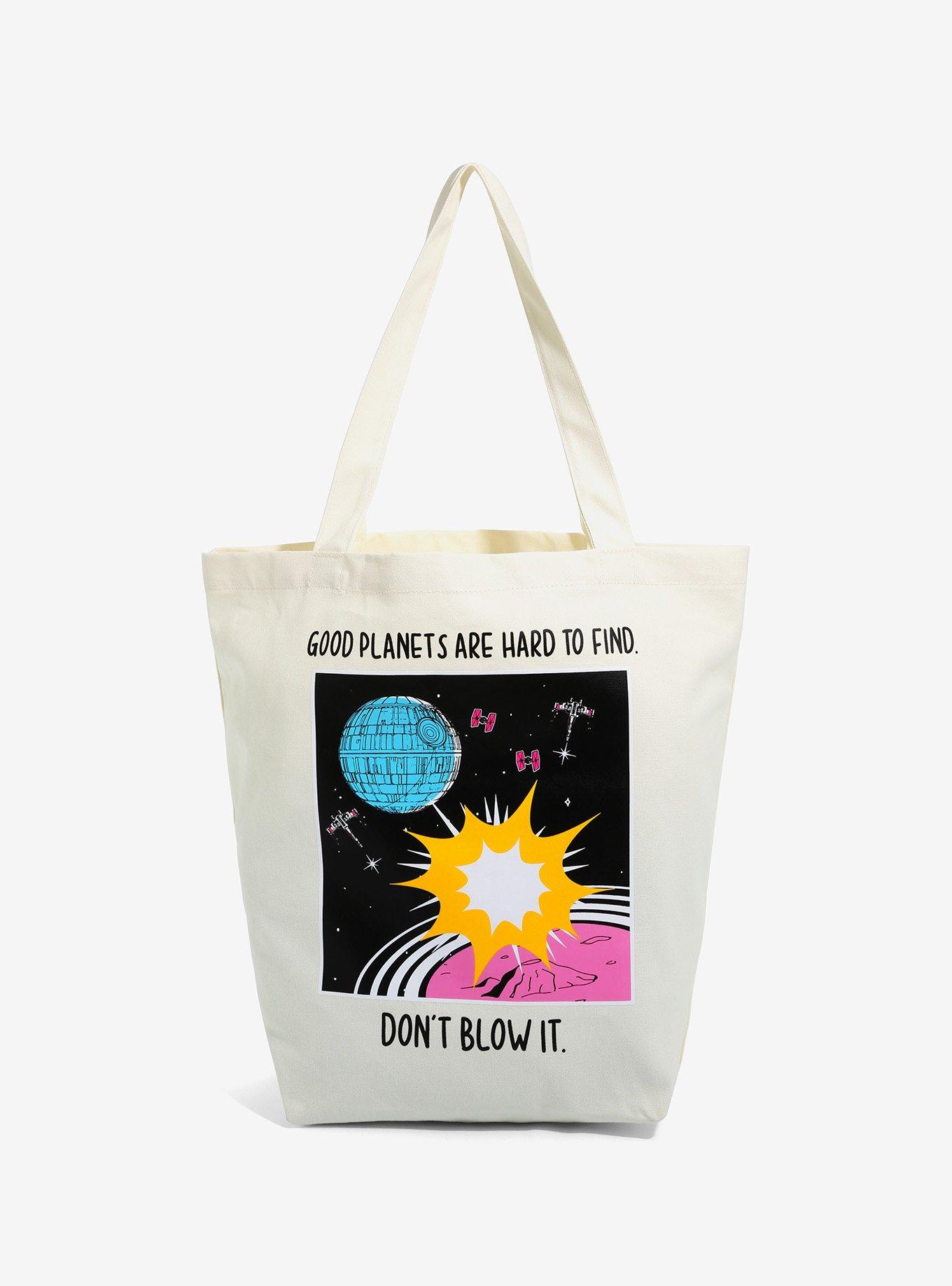Star Wars Death Star Don't Blow It Tote Bag - BoxLunch Exclusive, , hi-res