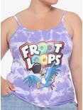 Froot Loops Tie-Dye Girls Strappy Crop Tank Top Plus Size, MULTI, hi-res