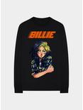 Billie Eilish Anime Girls Sweatshirt, BLACK, hi-res