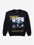 Tupac California Love Girls Sweatshirt, BLACK, hi-res