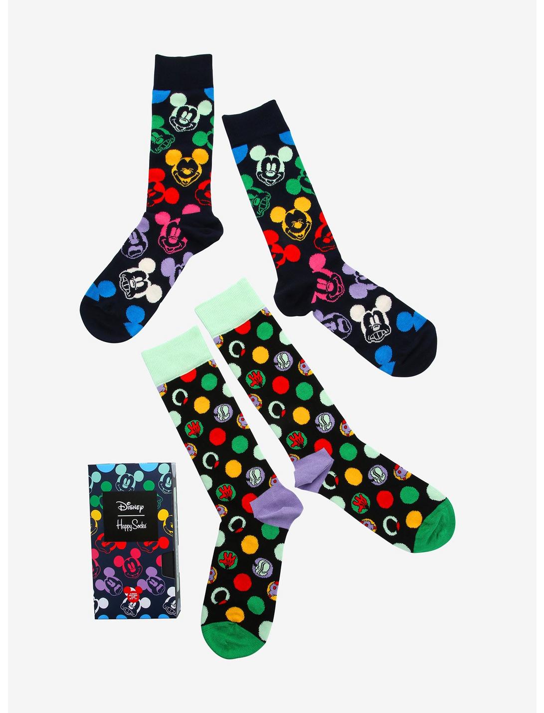 Happy Socks Disney Mickey Mouse Rainbow Crew Sock Gift Box Set, , hi-res