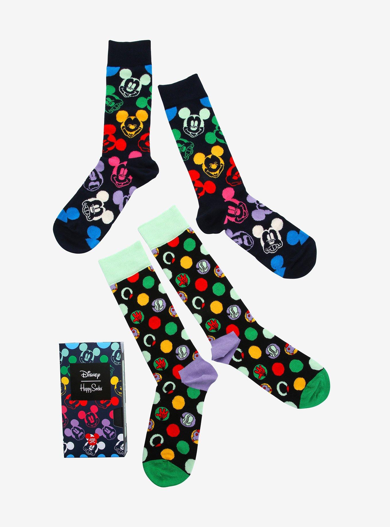 Happy Socks Disney Mickey Mouse Rainbow Crew Sock Gift Box Set, , hi-res