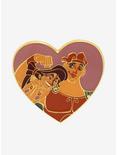 Loungefly Disney Hercules & Megara Heart Enamel Pin - BoxLunch Exclusive, , hi-res