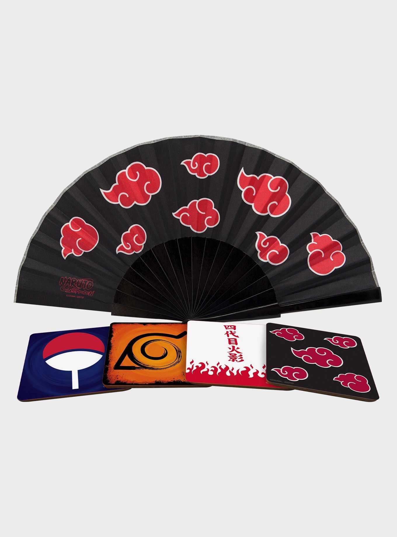 Naruto Shippuden Fan and Coaster Bundle, , hi-res