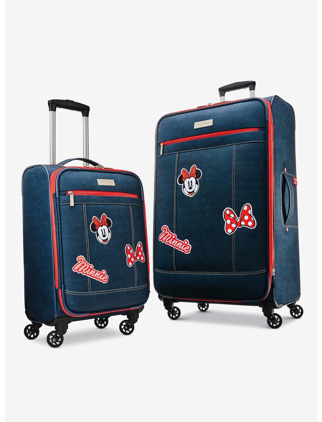 Disney Minnie Mouse Denim Krush 19 Inch Spinner Luggage, , hi-res