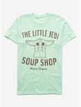 Star Wars The Mandalorian The Little Jedi Soup Shop T-Shirt, SAGE GREEN, hi-res