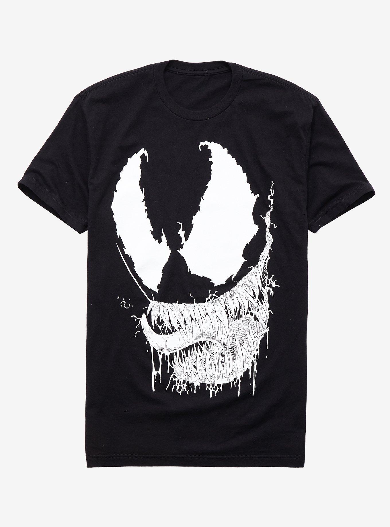 Marvel Venom Big Face T-Shirt, BLACK, hi-res